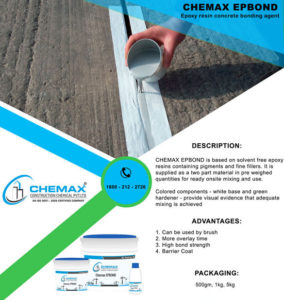 Chemax EpBond- Construction Chemical Manufacturer in India