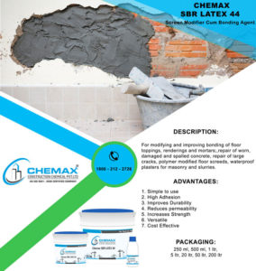 sbr latex suppliers - Chemax Online Supplier