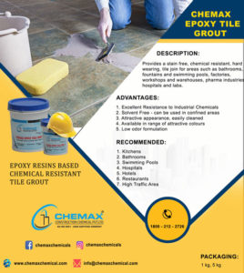 Epoxy Tile Grout & epoxy flooring India