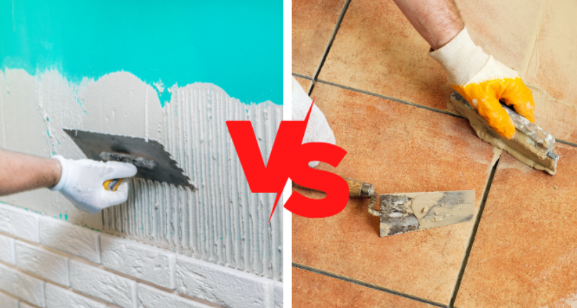 Tile Adhesive VS GROUT